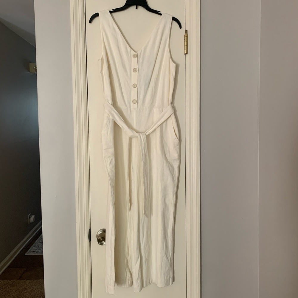Cream linen jumper